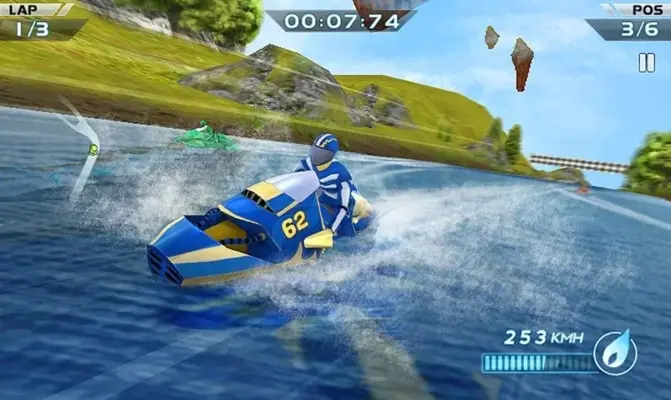 Powerboat Racing 3D android App screenshot 1